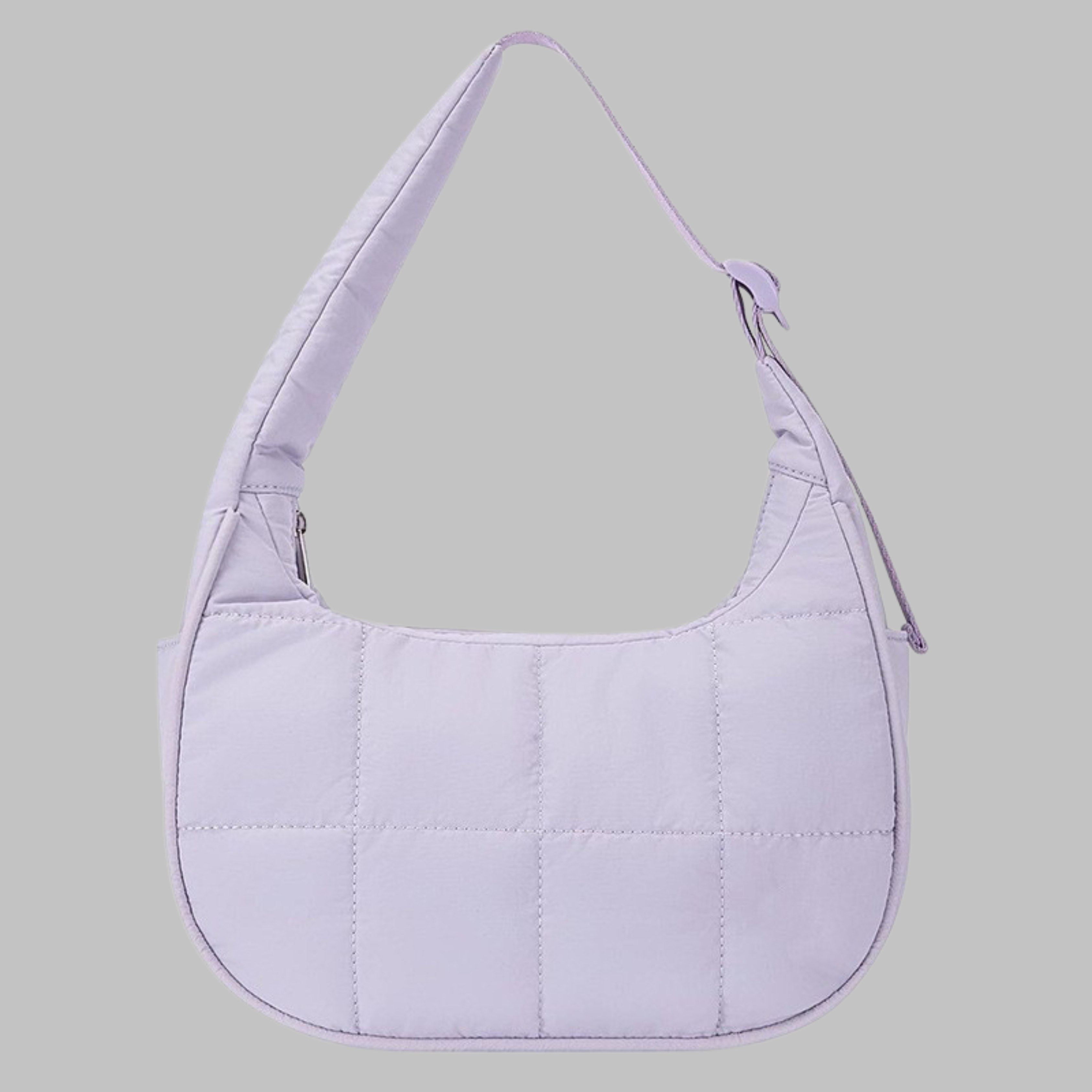 The Vivienne — Quilted Crescent Shoulder Bag
