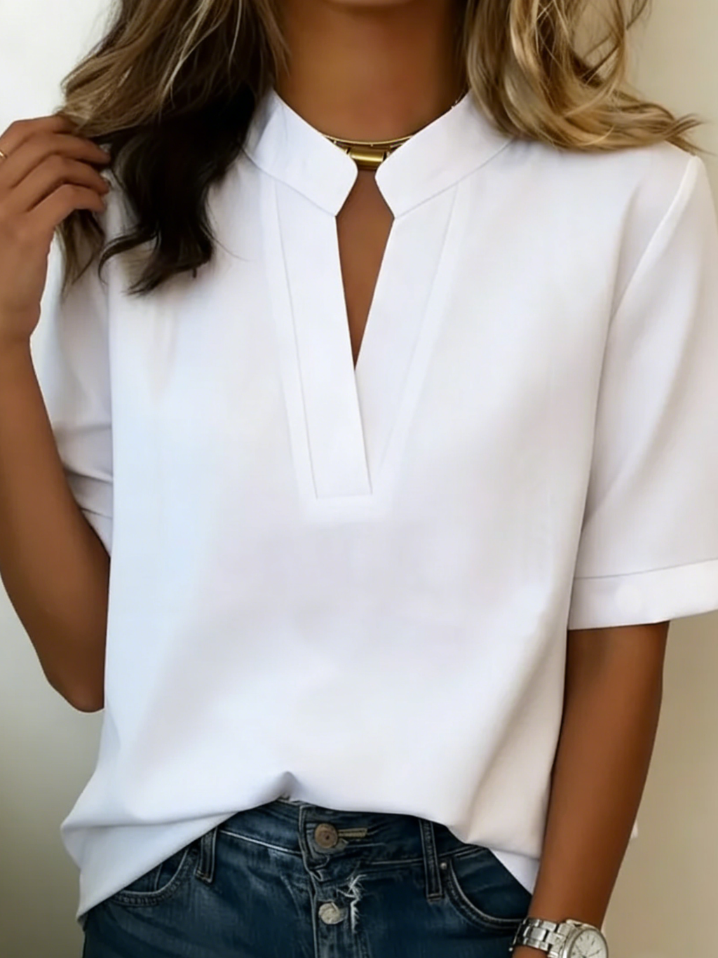 Adele — Chic Relaxed-Fit Everyday Blouse