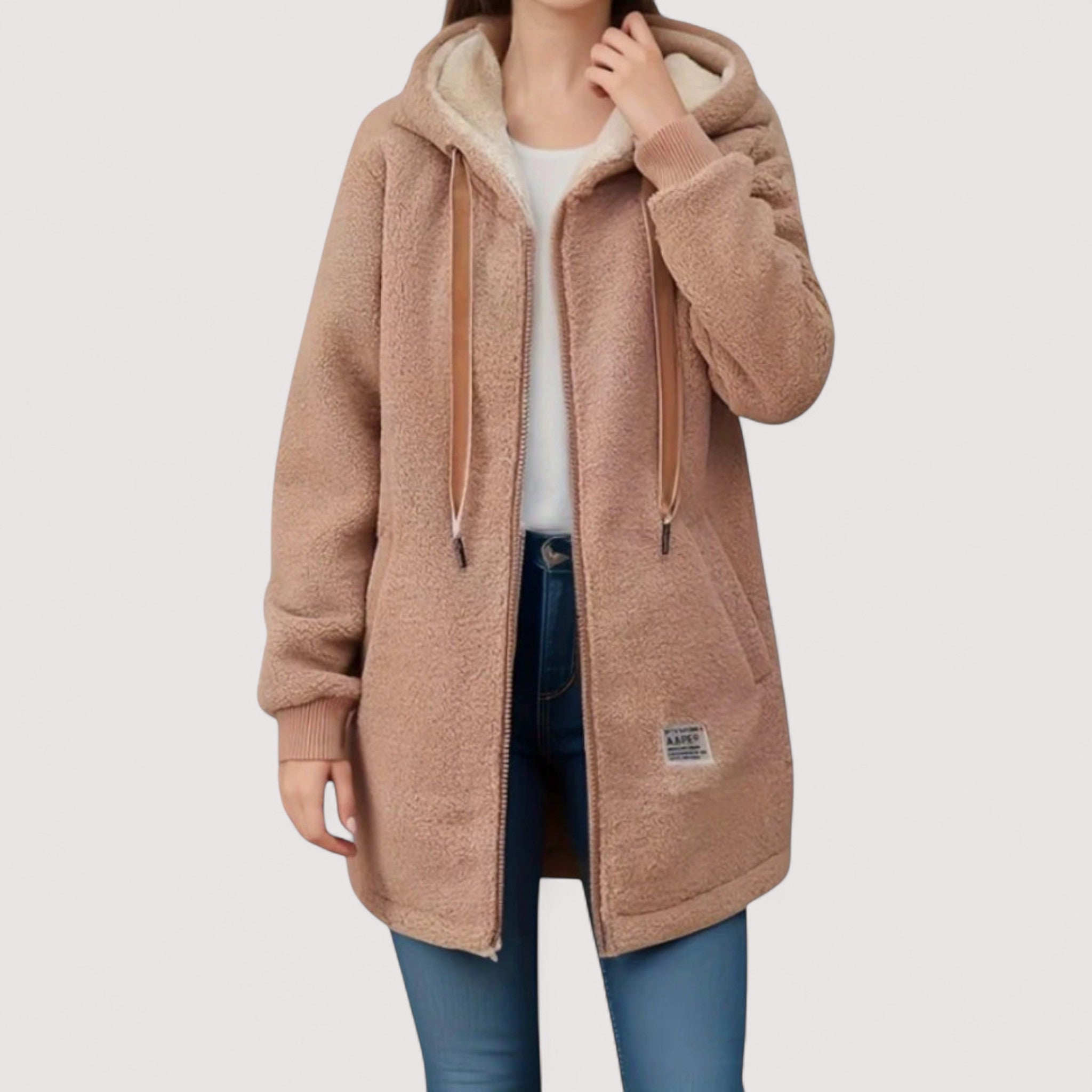 Rosalie — Cosy Zip-Up Fleece Pullover