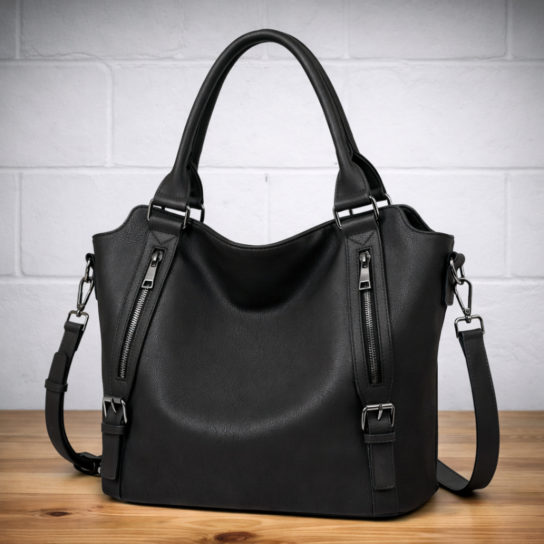 The Anouk — structured soft-leather everyday bag