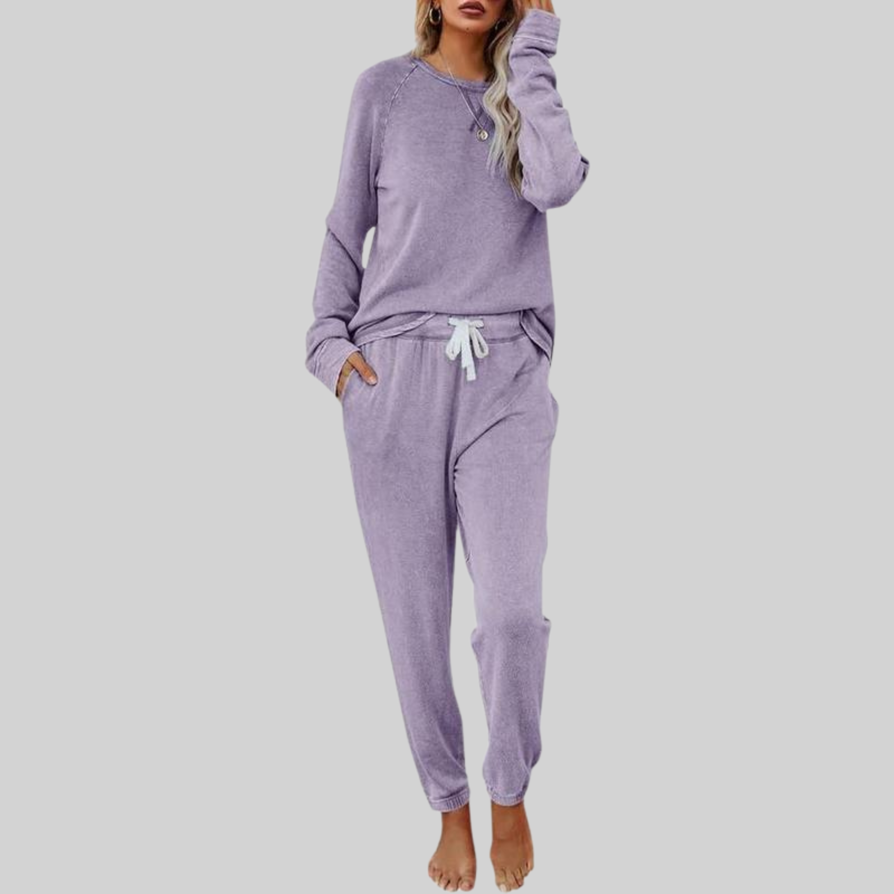 The Constance — Long-Sleeve Soft Lounge Set