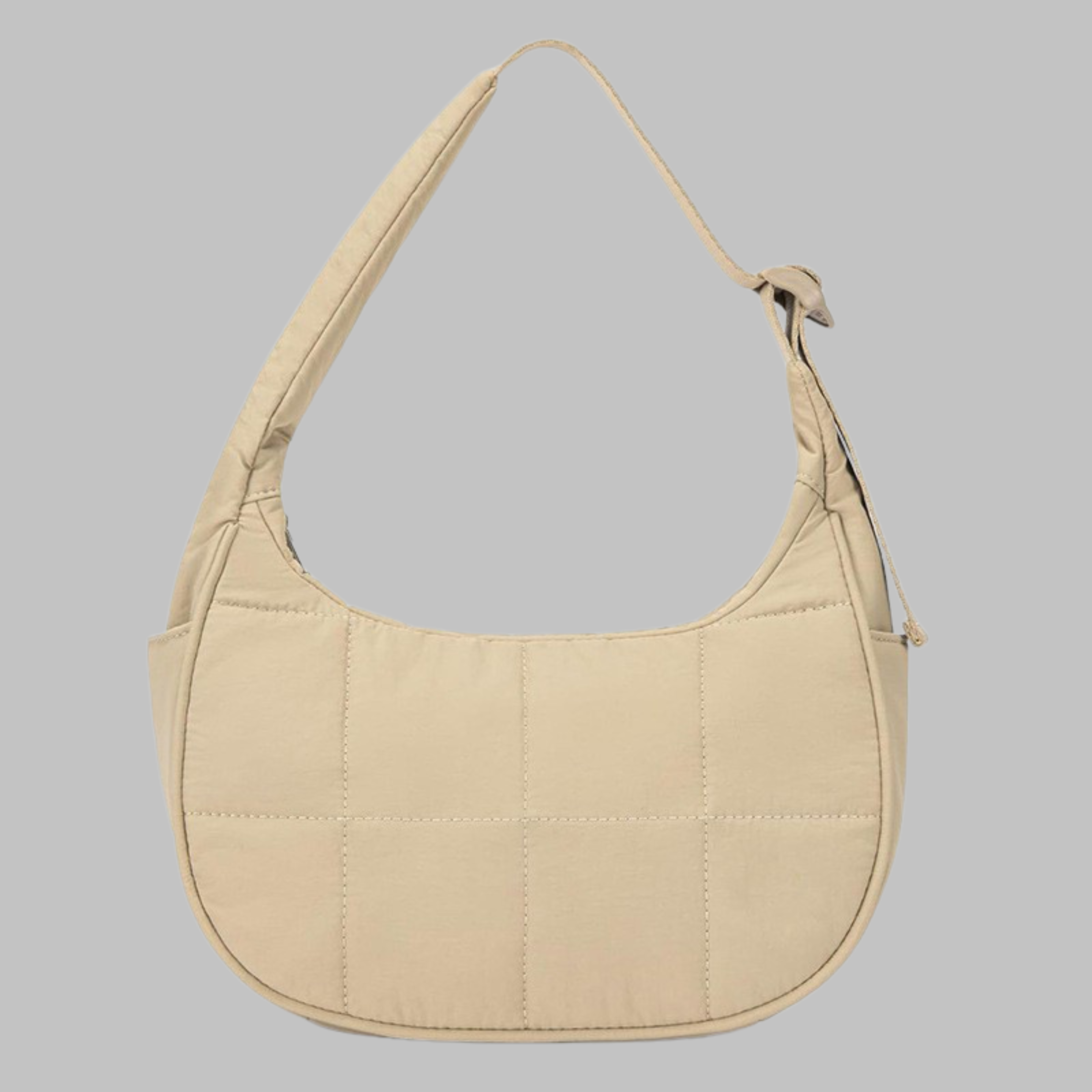 The Vivienne — Quilted Crescent Shoulder Bag
