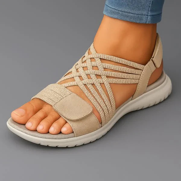 Juliette — Easy Cross-Strap Summer Sandals