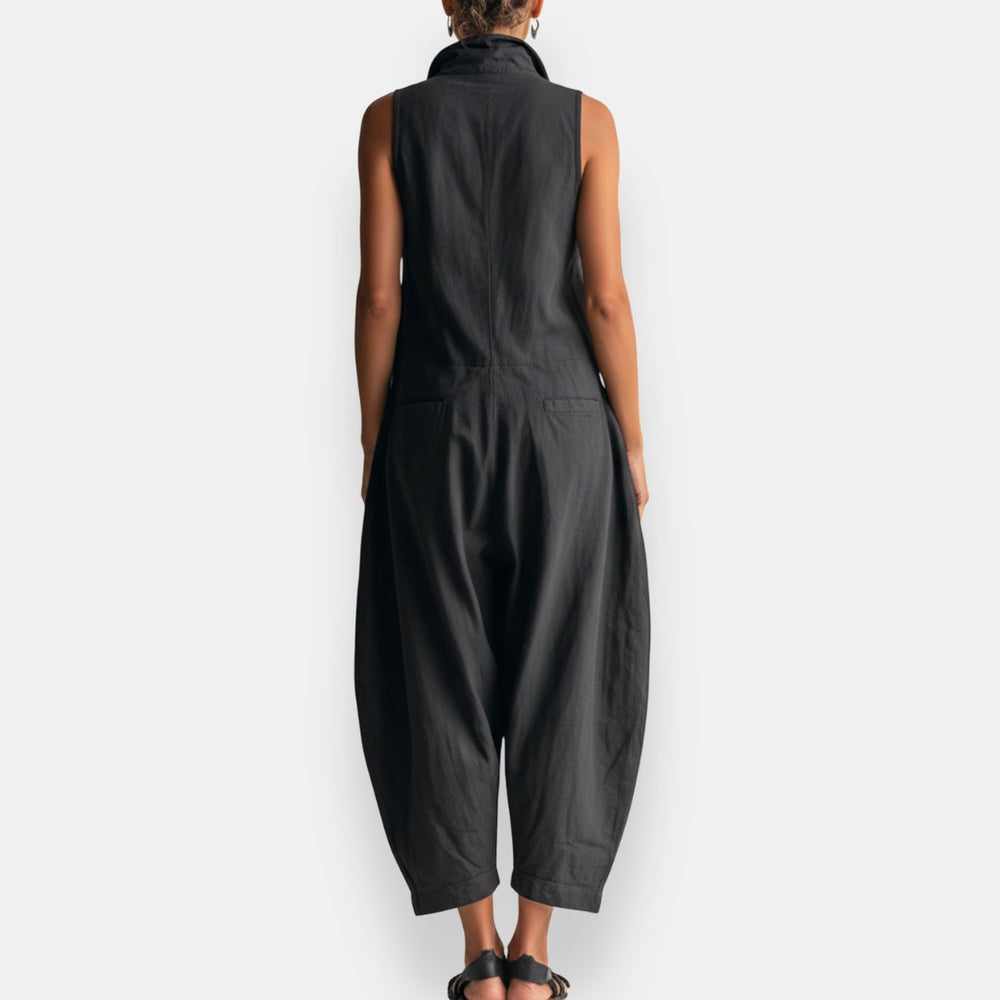 Anouk — Sleeveless Cargo Jumpsuit