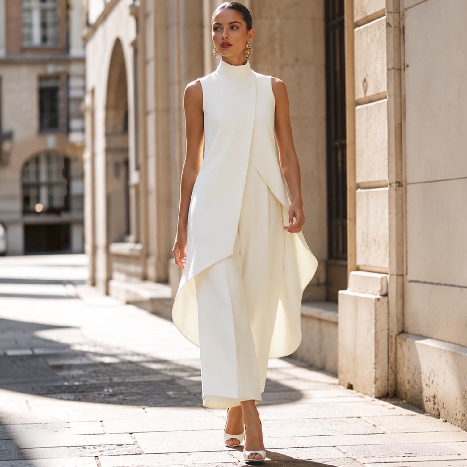 Manon — Elegant Flow Midi Dress