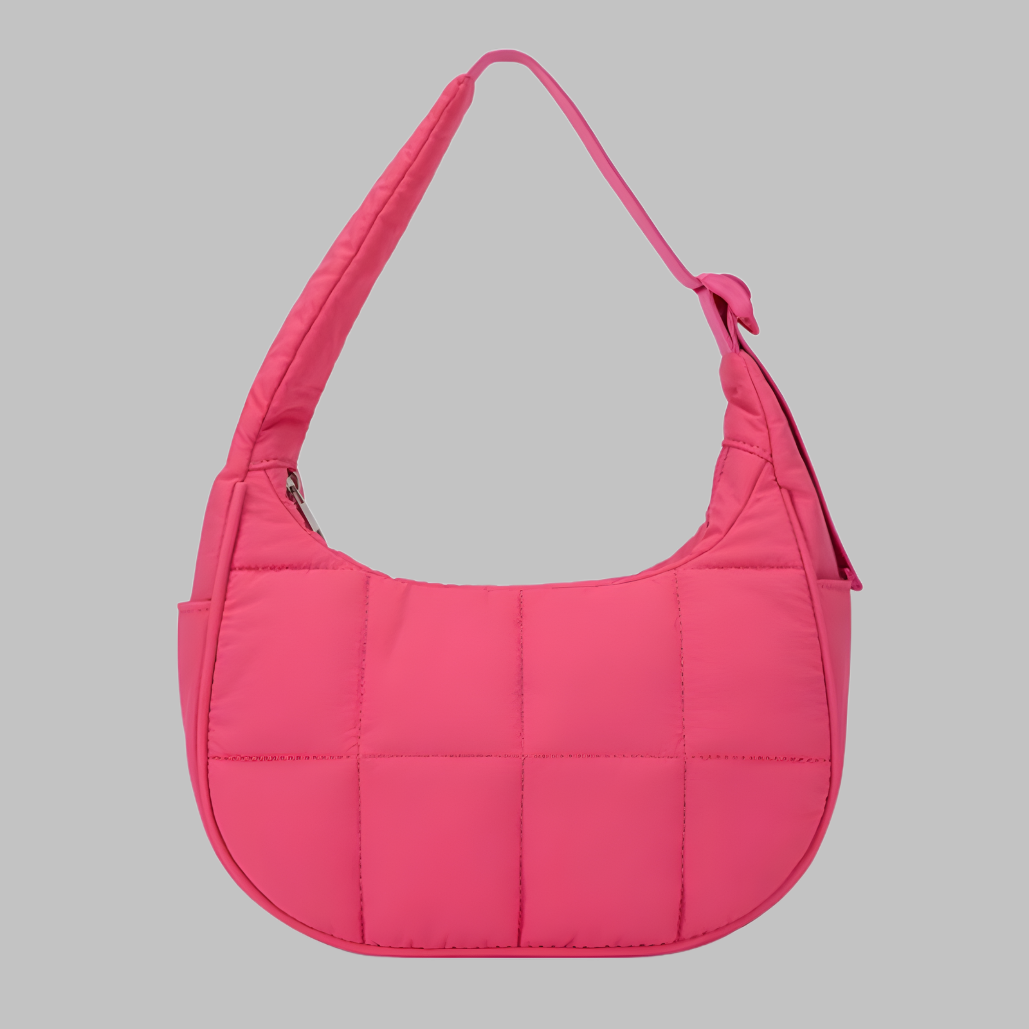The Vivienne — Quilted Crescent Shoulder Bag