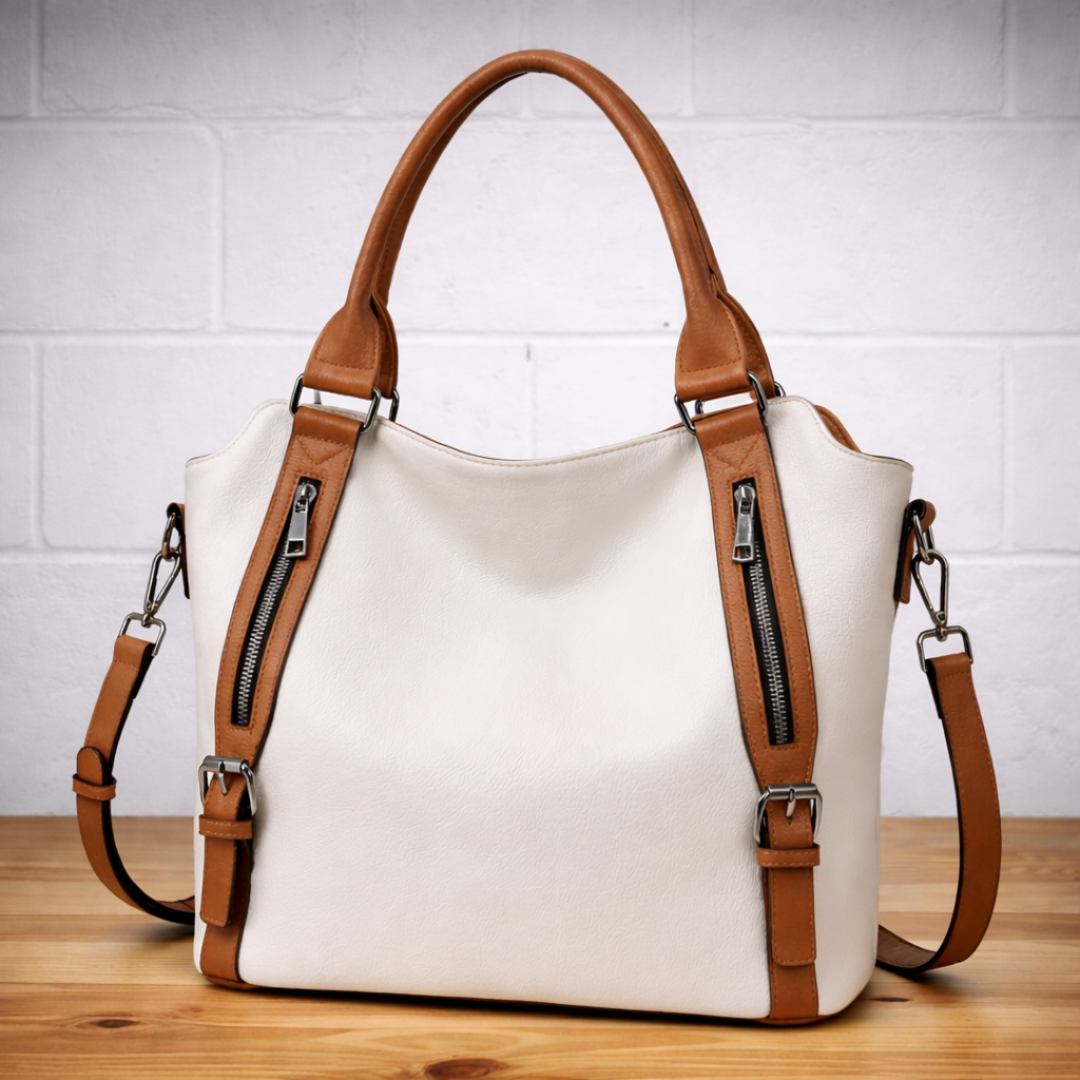 The Anouk — structured soft-leather everyday bag