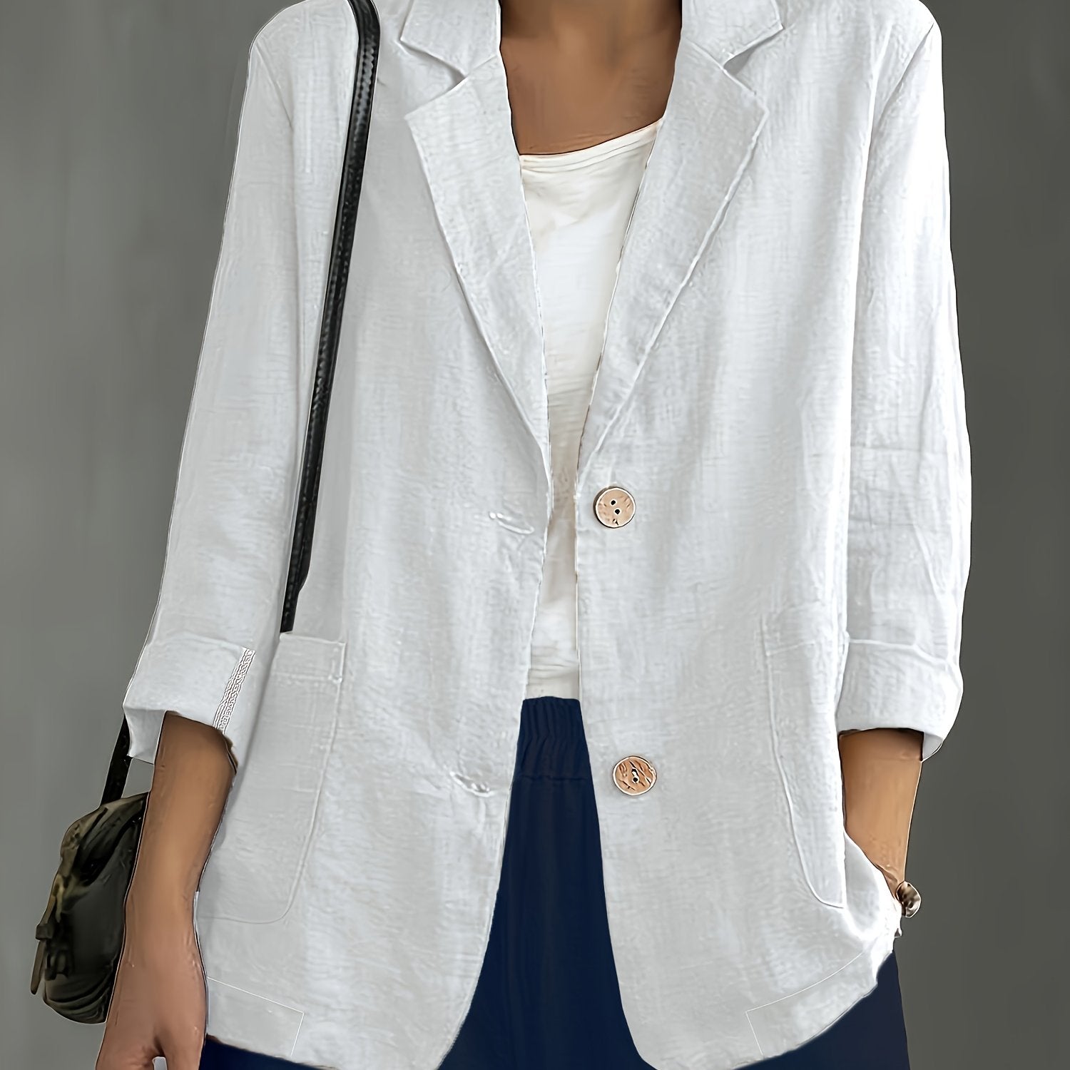 Colette – Soft Cotton-Blend Everyday Blazer