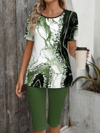 Emilie — Botanical 2 Piece Set Stretch