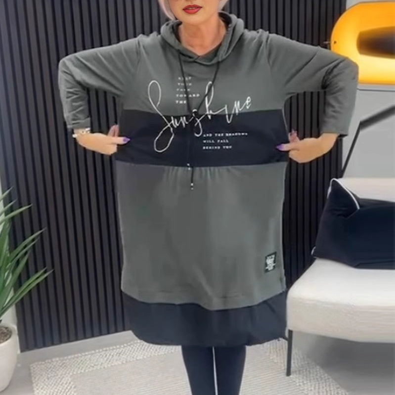 The Apolline — Hooded Soft Casual Dress