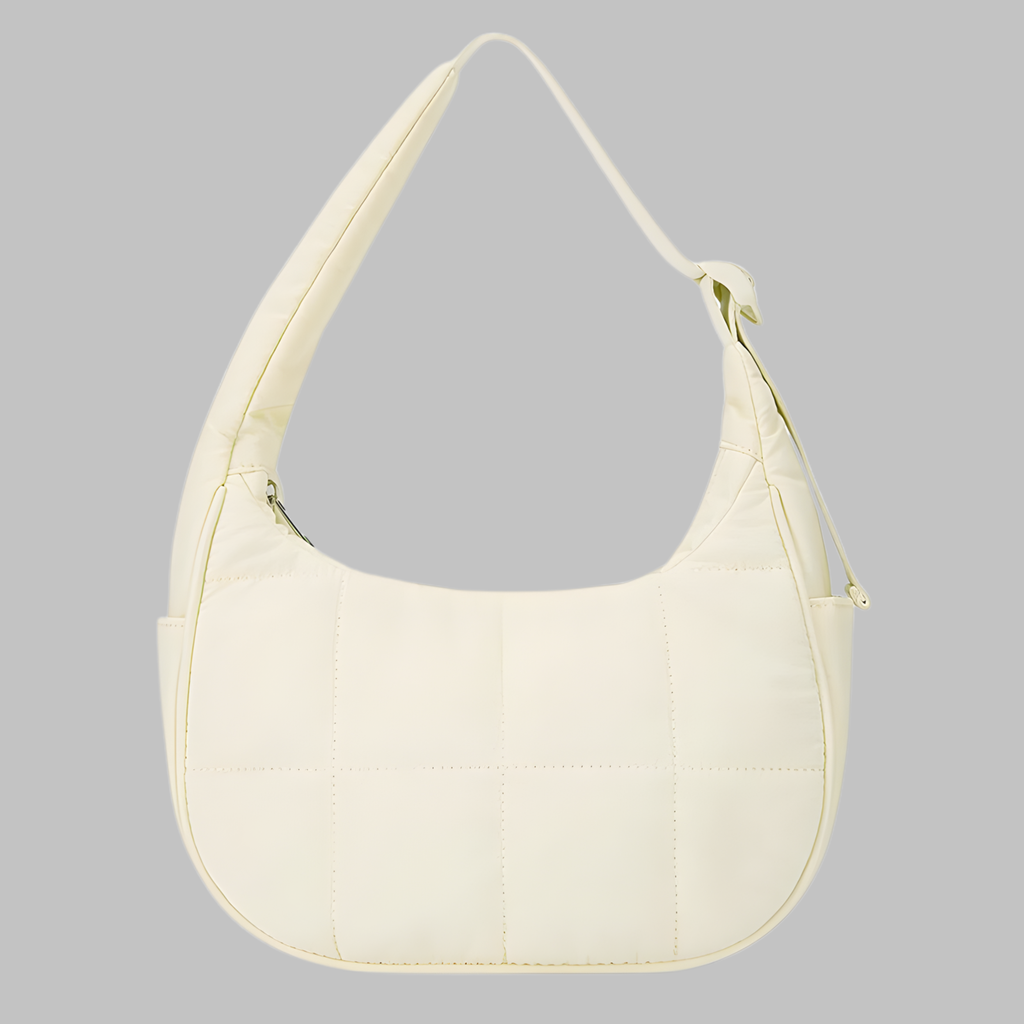 The Vivienne — Quilted Crescent Shoulder Bag