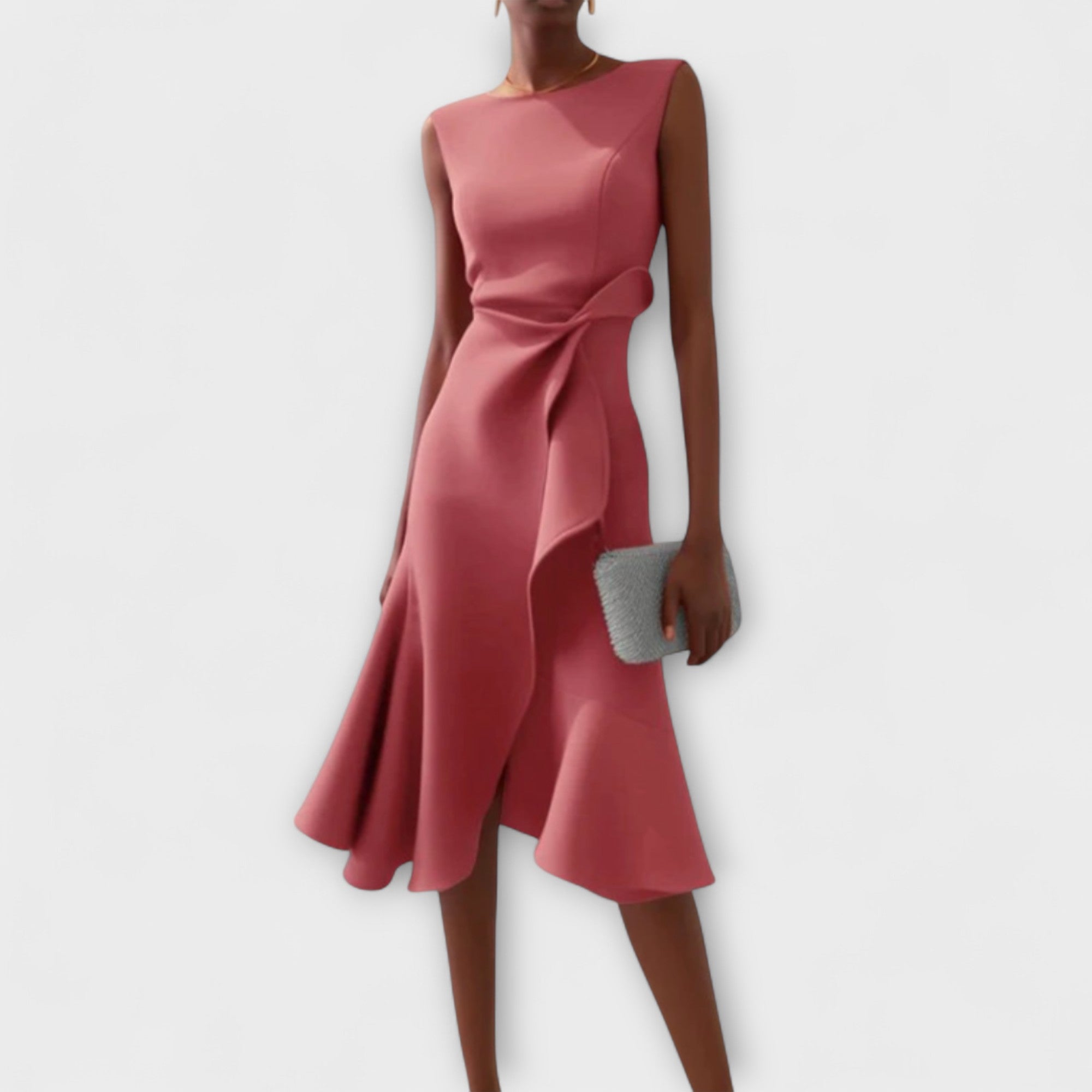 The Porto — Sleeveless Wrap Midi Dress