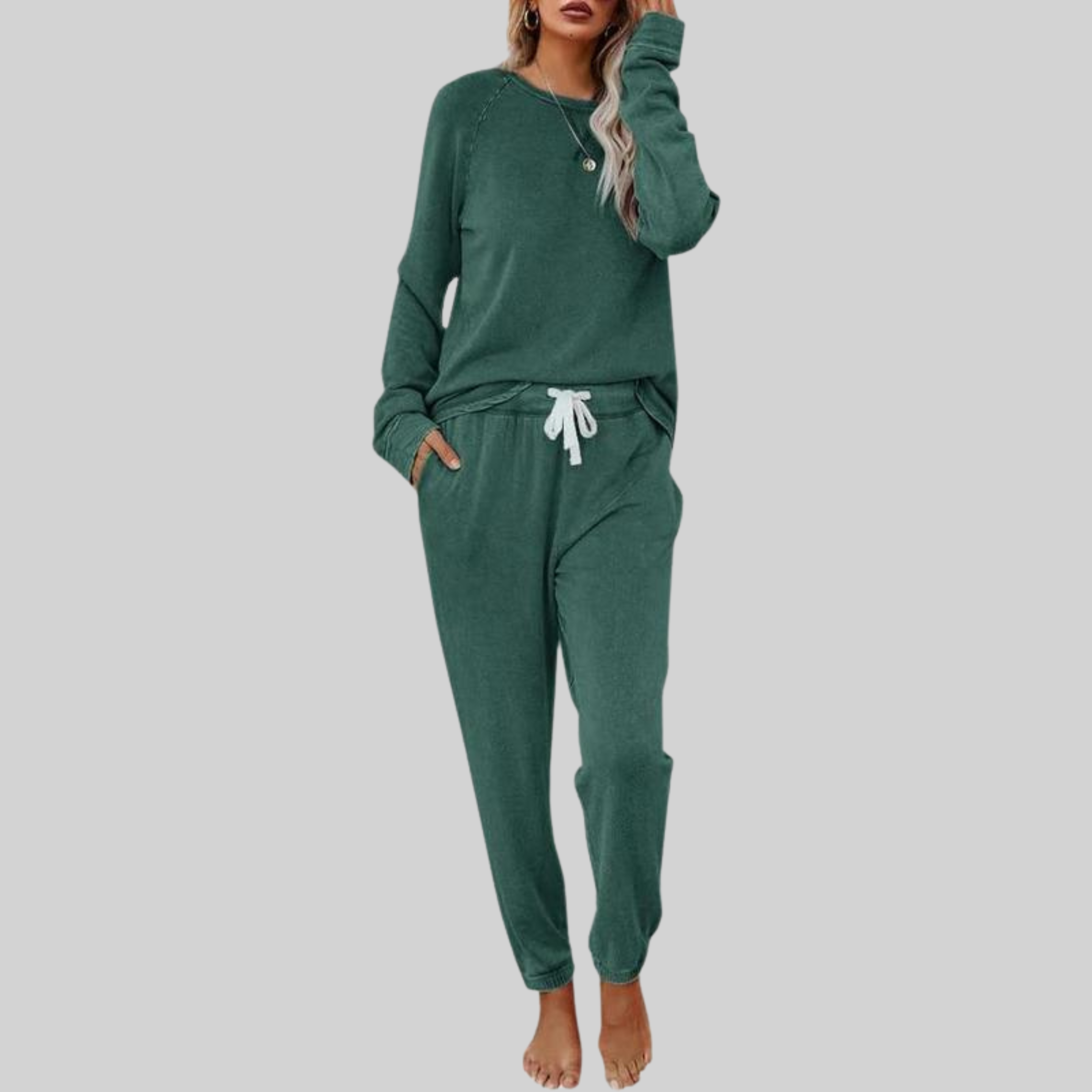 The Constance — Long-Sleeve Soft Lounge Set
