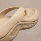 Seraphina — Soft Striped Summer Flip-Flops