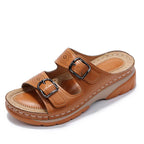 Seraphina — Strappy Comfortable Low-Heel Sandals