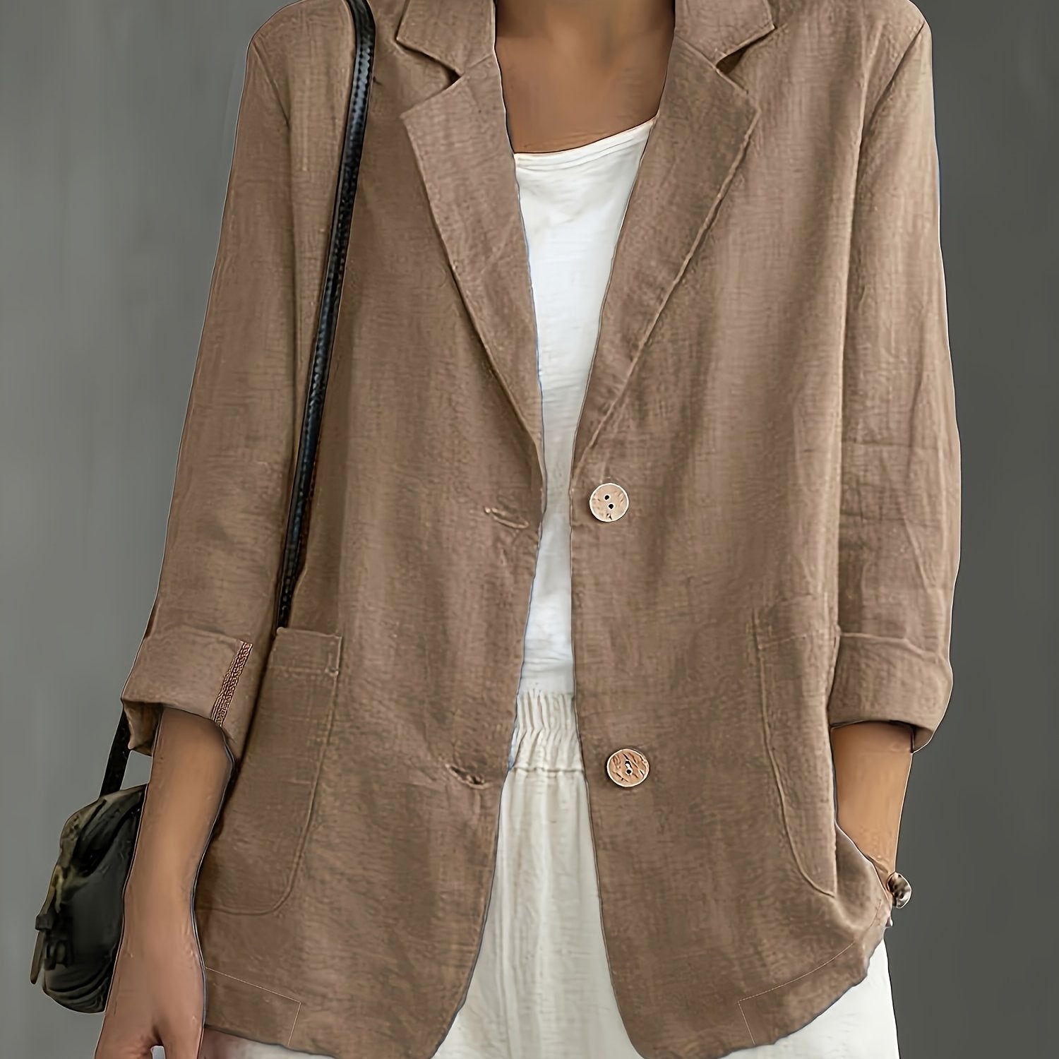Colette – Soft Cotton-Blend Everyday Blazer