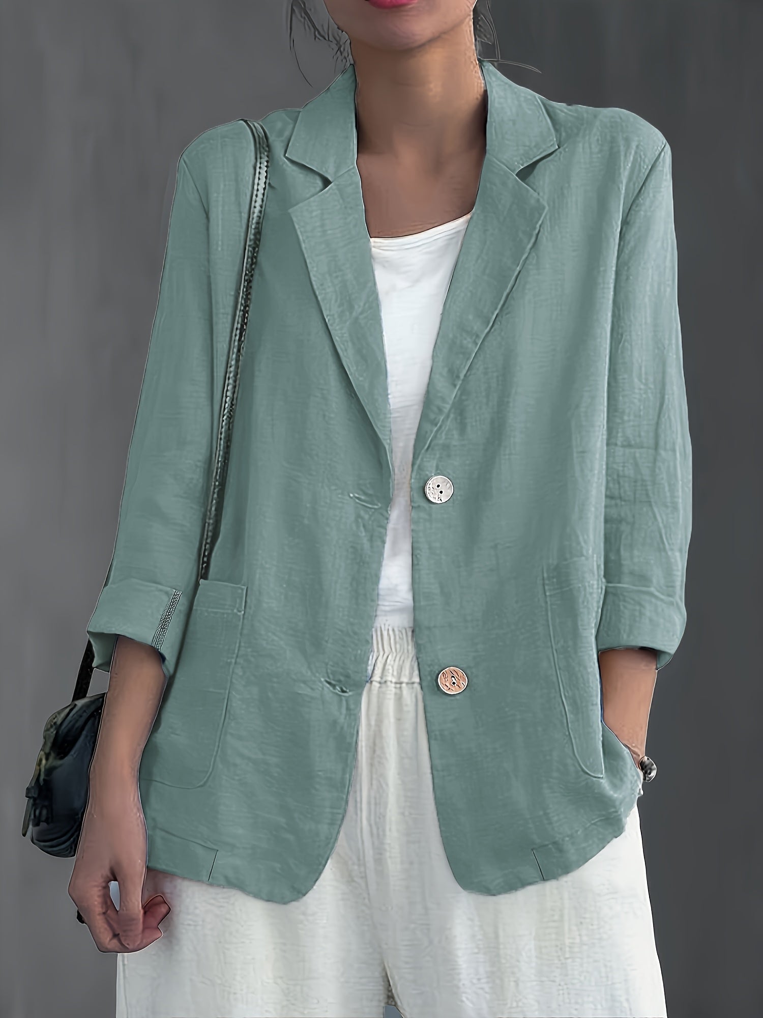 Colette – Soft Cotton-Blend Everyday Blazer
