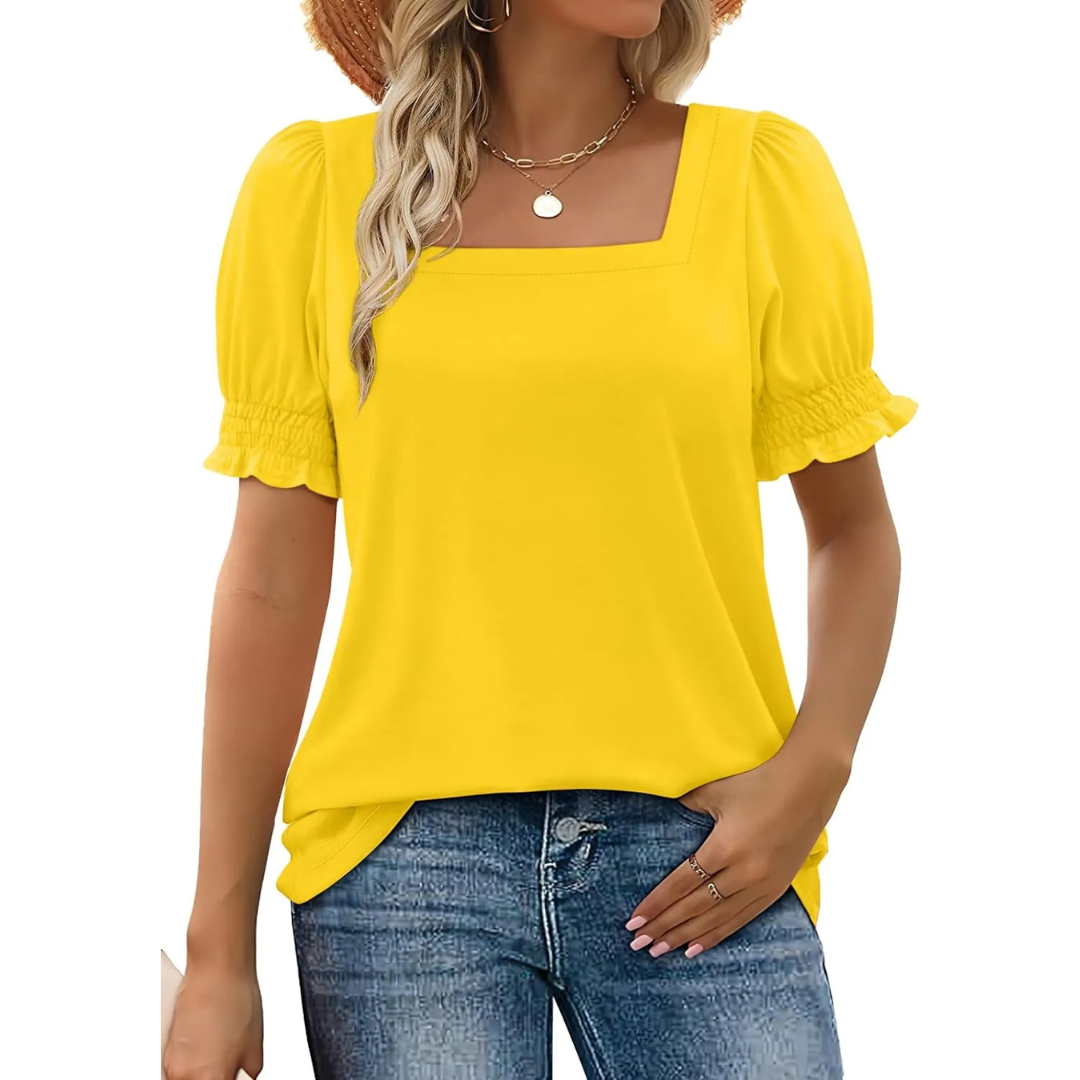 The Apolline — Ruffle Sleeve Summer Top