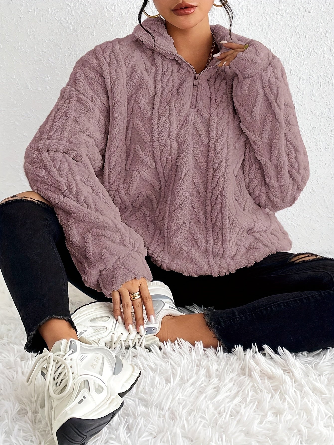 The Eloise — Oversized Cozy Knit Sweater