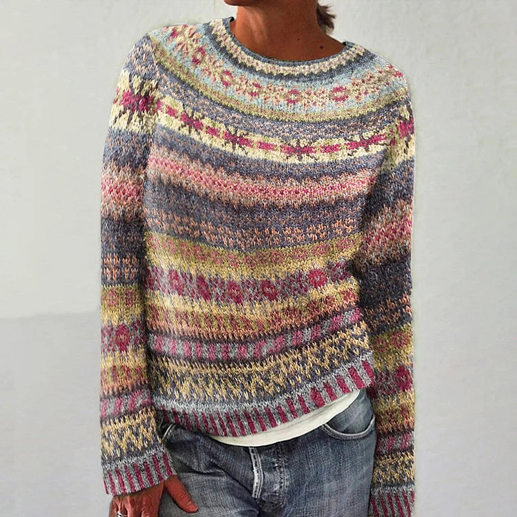 The Juliette — Vibrant Fair Isle Knit