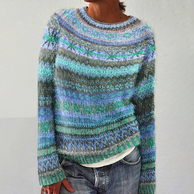 The Juliette — Vibrant Fair Isle Knit
