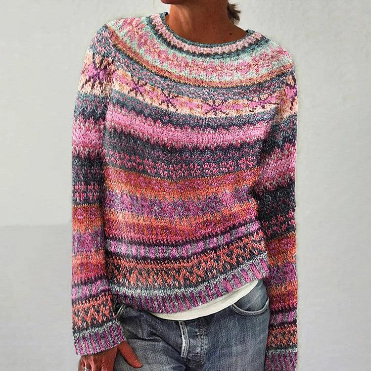 The Juliette — Fair Isle Knit Sweater
