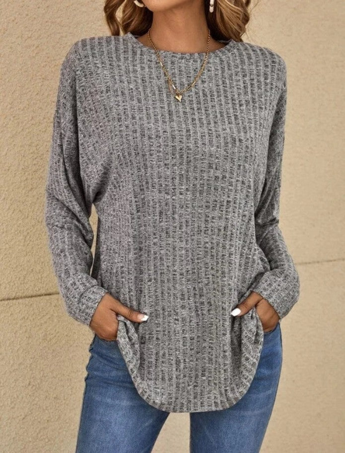 The Celeste — Soft Drape Solid Pullover