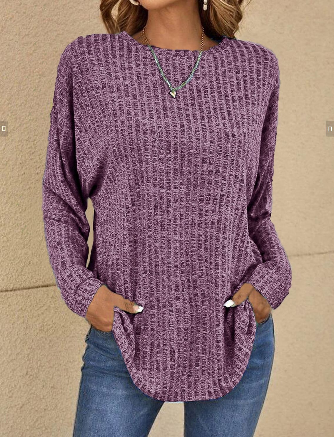 The Celeste — Soft Drape Solid Pullover