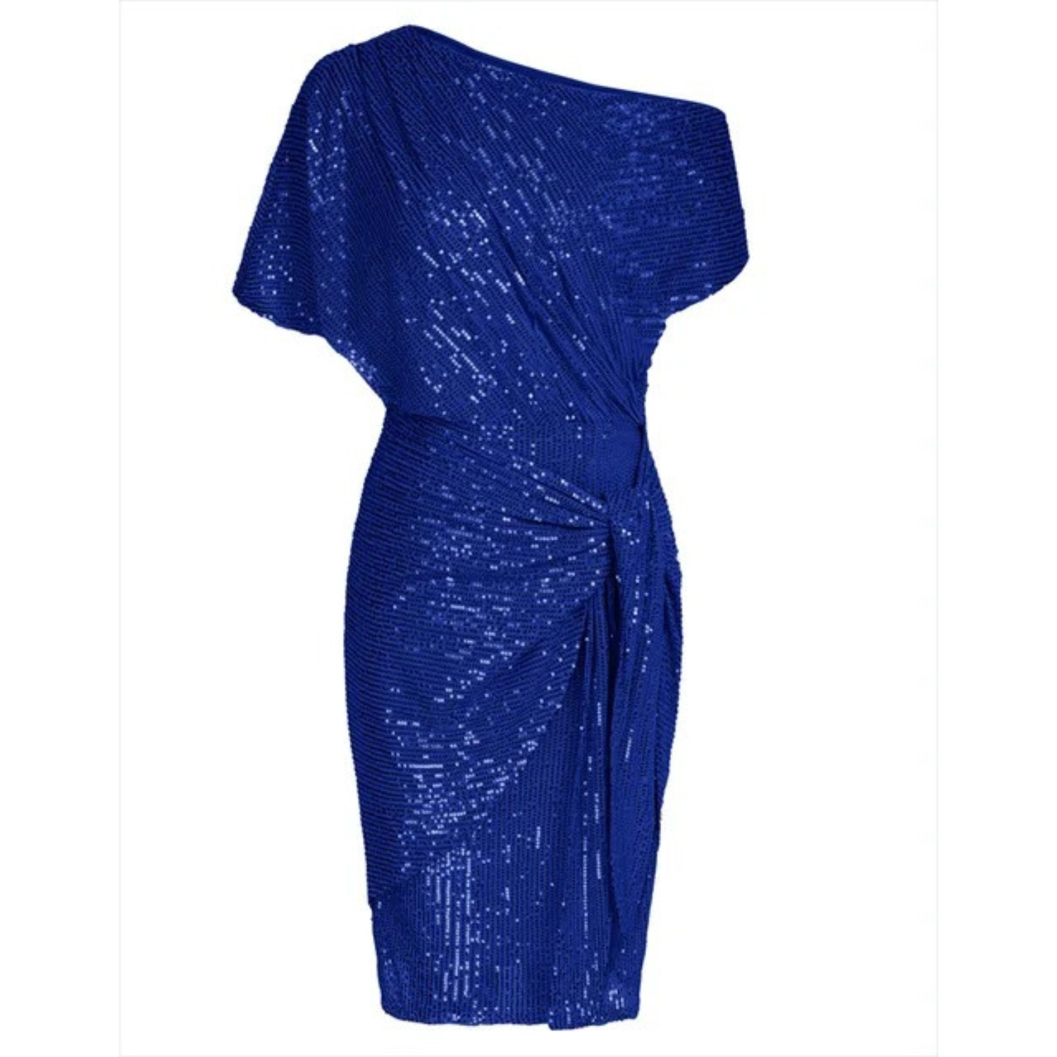 The Delphine — Fitted V-Neck Midi Dress