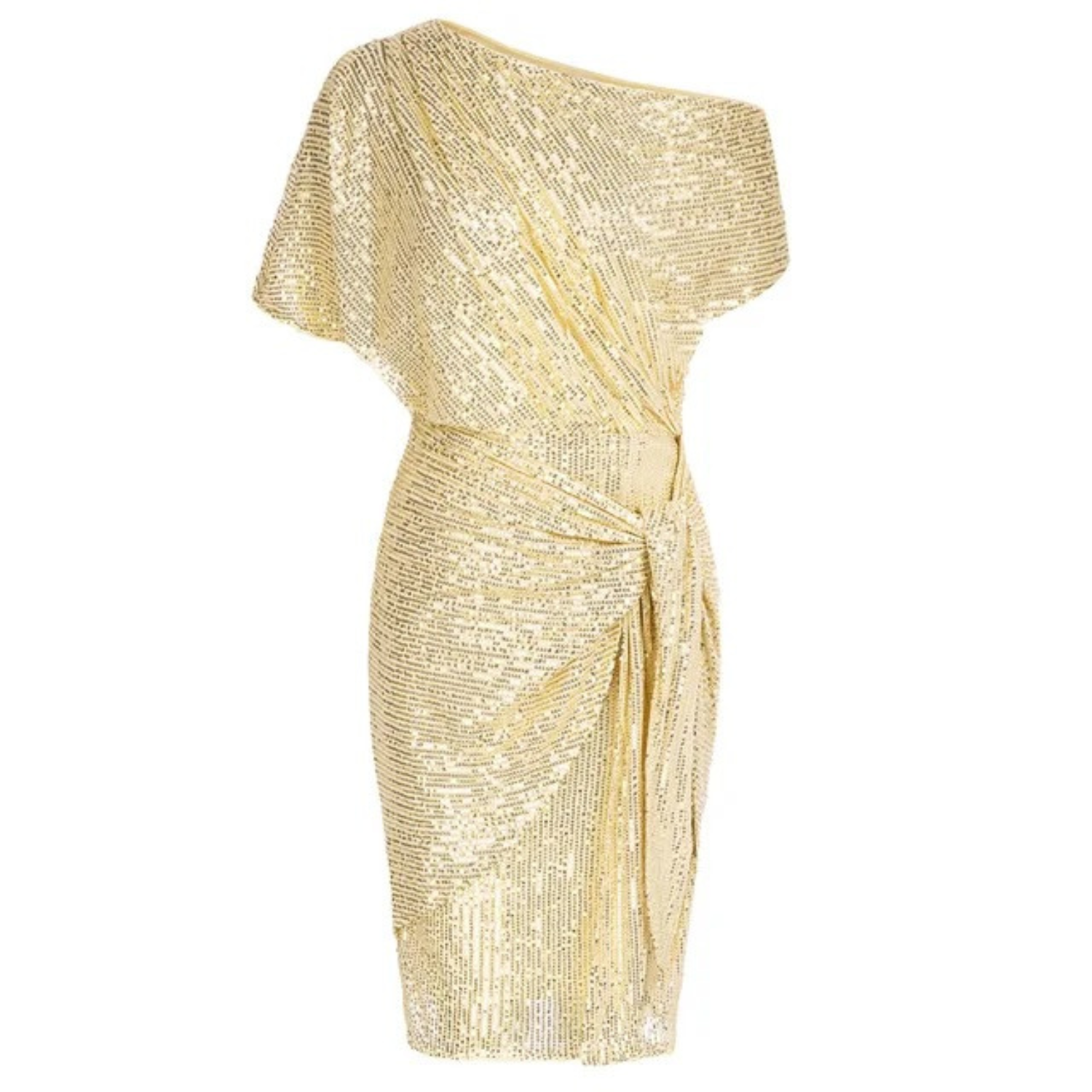 The Delphine — Fitted V-Neck Midi Dress