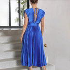 The Colette — Painterly Floral Midi Dress