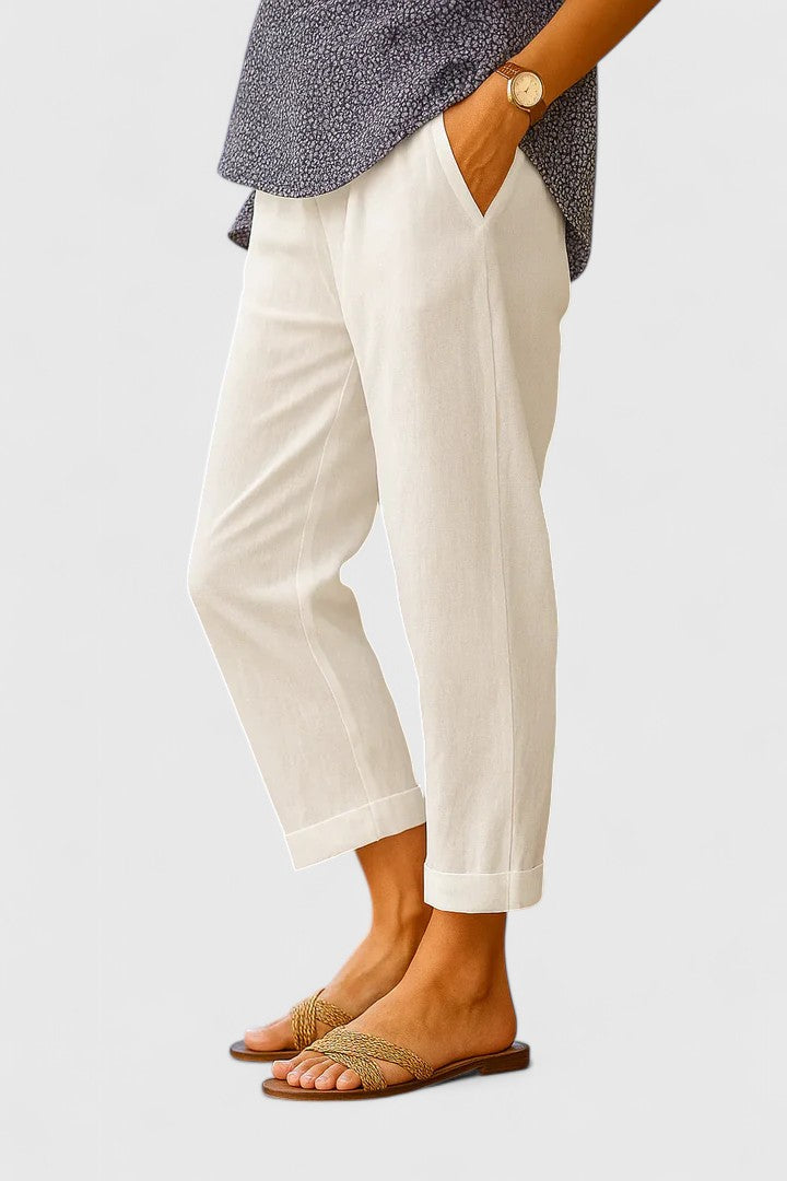 Margaux — Straight-Leg Summer Pants