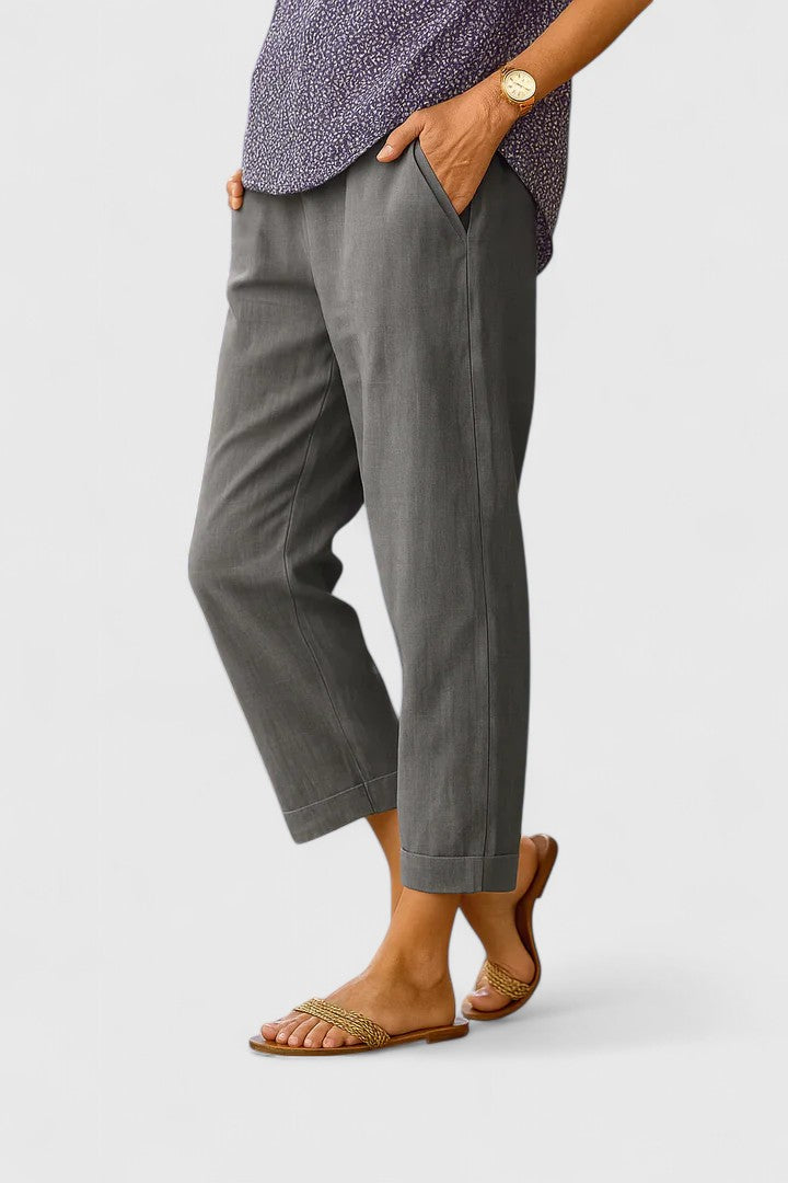 Margaux — Straight-Leg Summer Pants