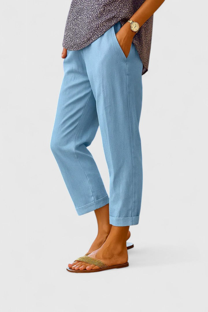 Margaux — Straight-Leg Summer Pants