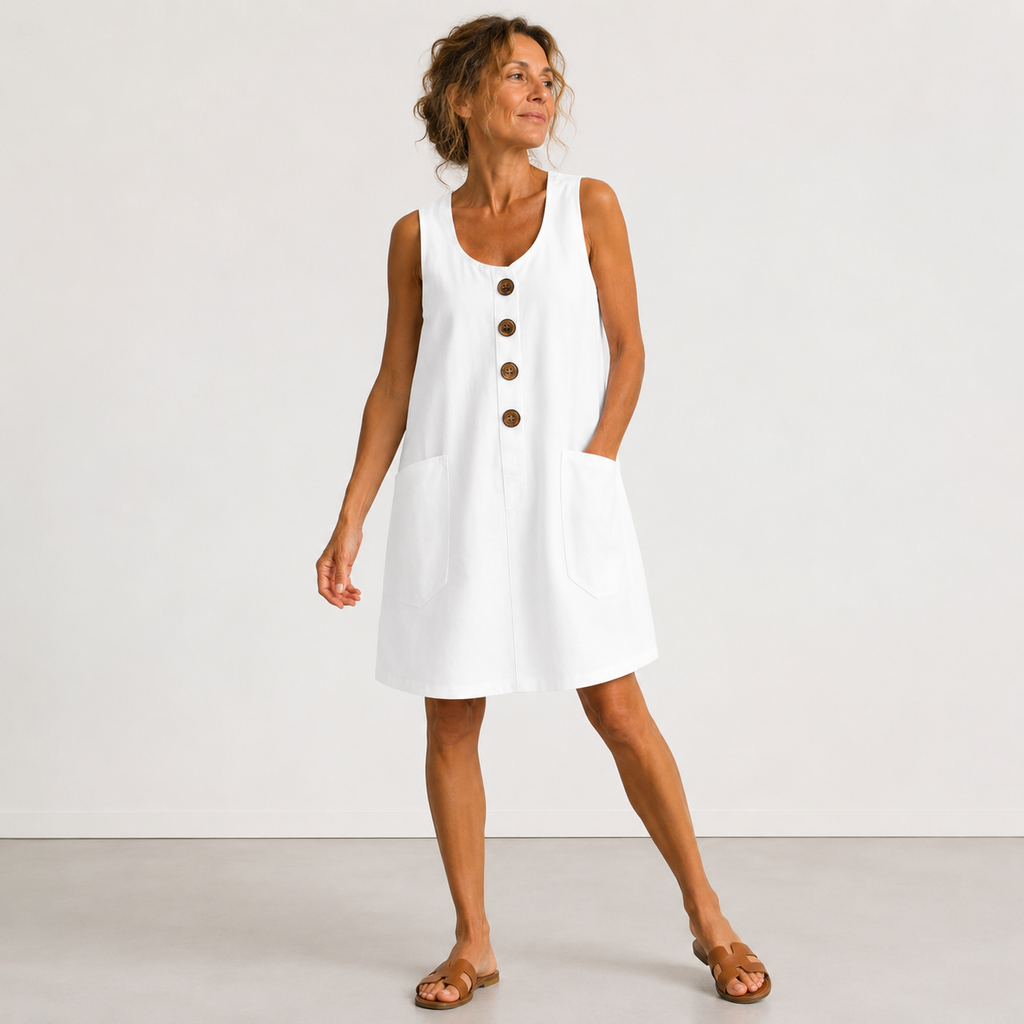 Macey — Robe d'été en coton sans effort