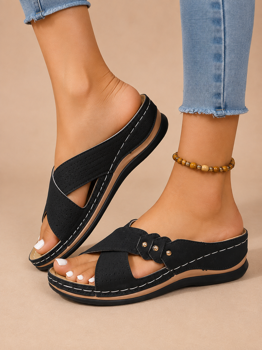 Elise — Effortless Strappy Heeled Sandals