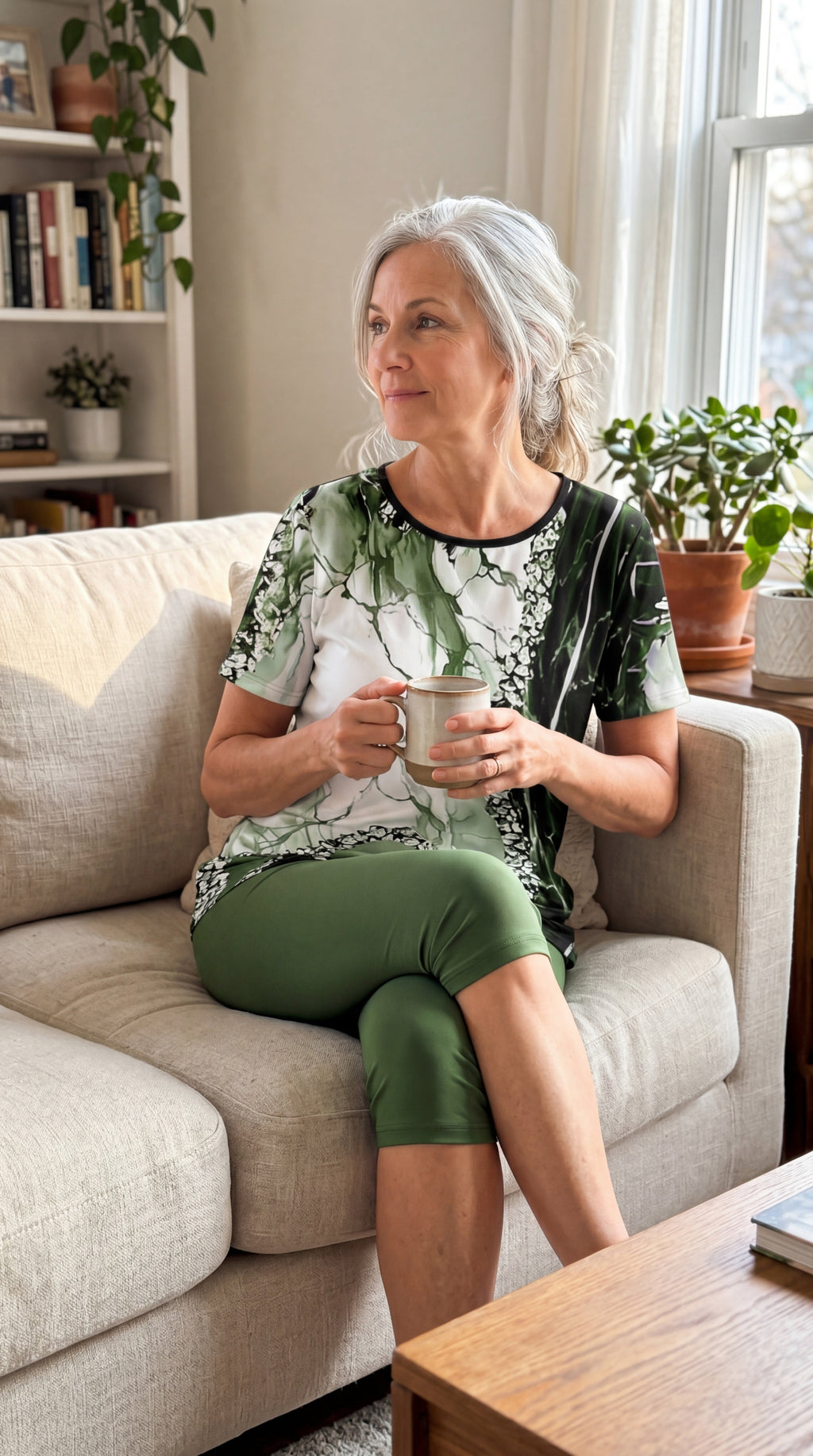 Emilie — Botanical 2 Piece Set Stretch