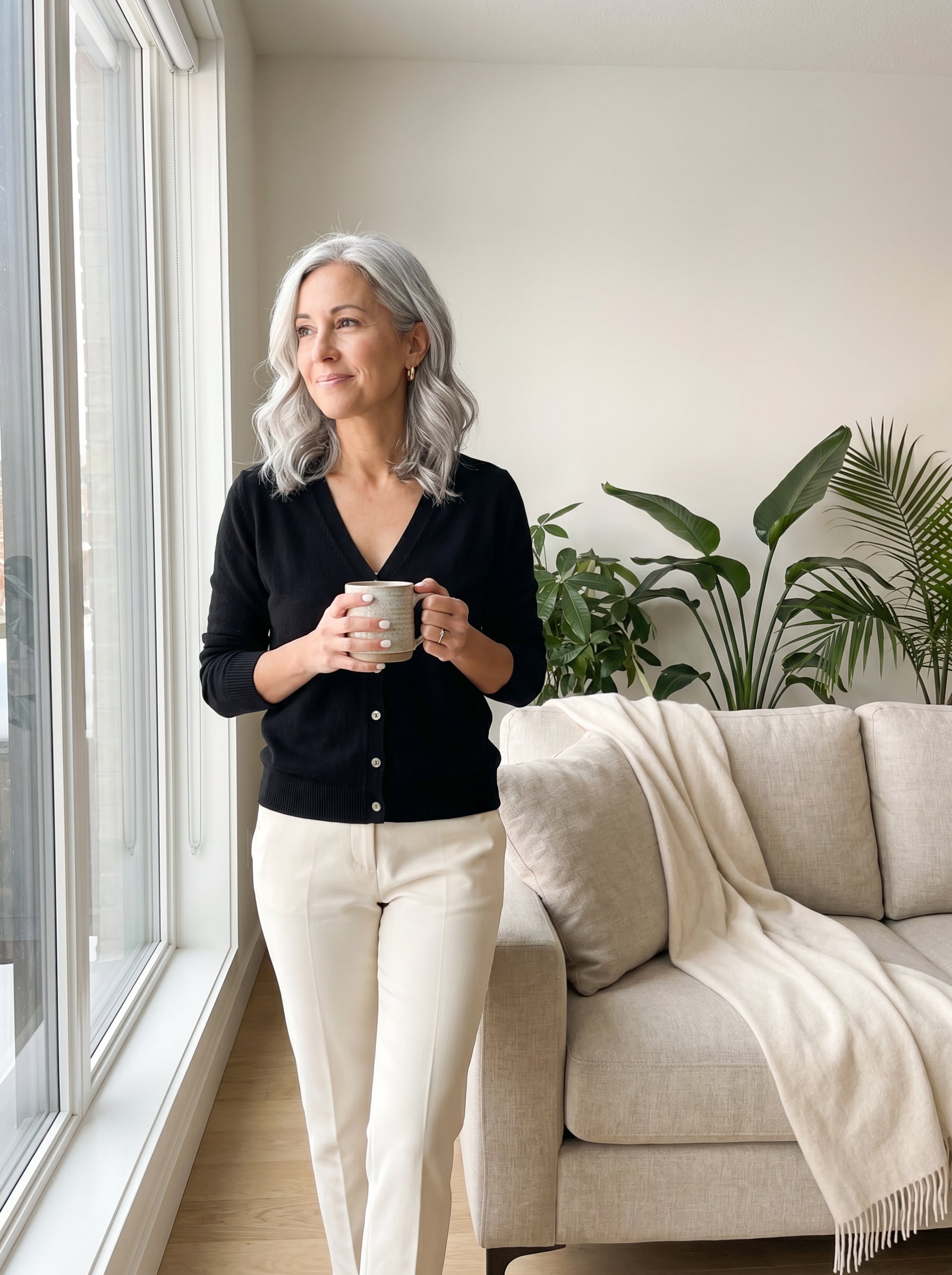 Margot — Soft V-Neck Knitted Cardigan