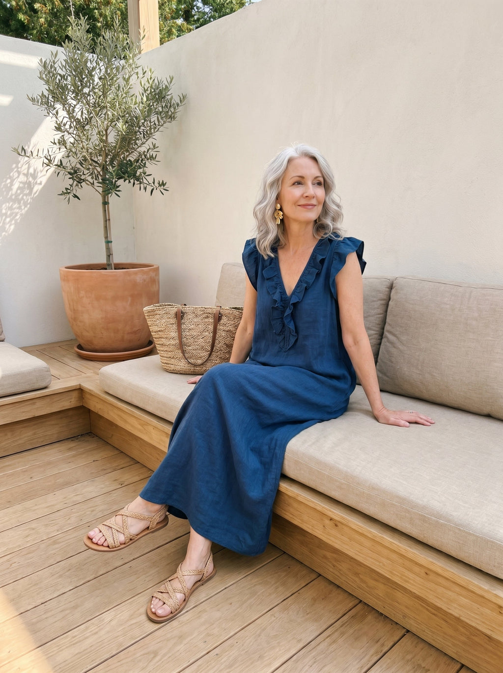 Anouk — Long Bohemian Cotton Dress