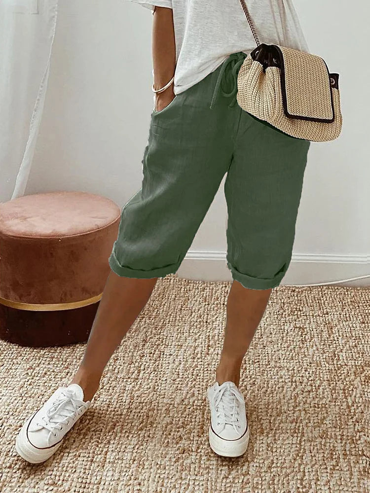 Margaux — Relaxed Cotton Shorts