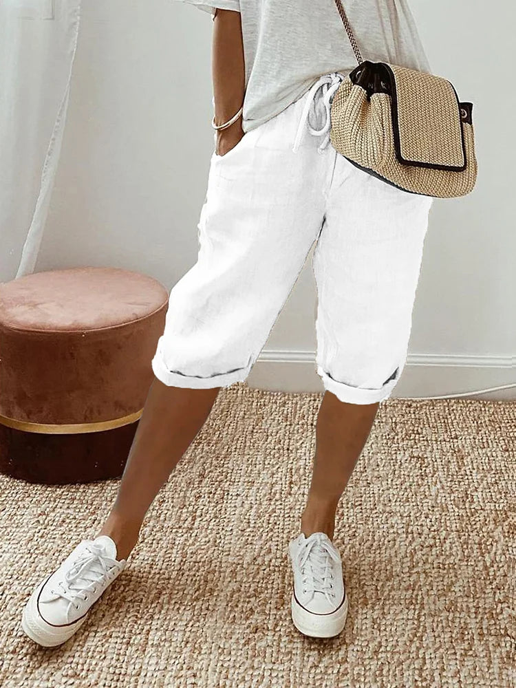 Margaux — Relaxed Cotton Shorts