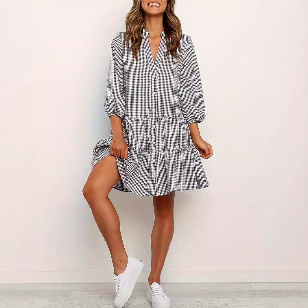 The Ariana — Ruffle-Hem Mini Dress