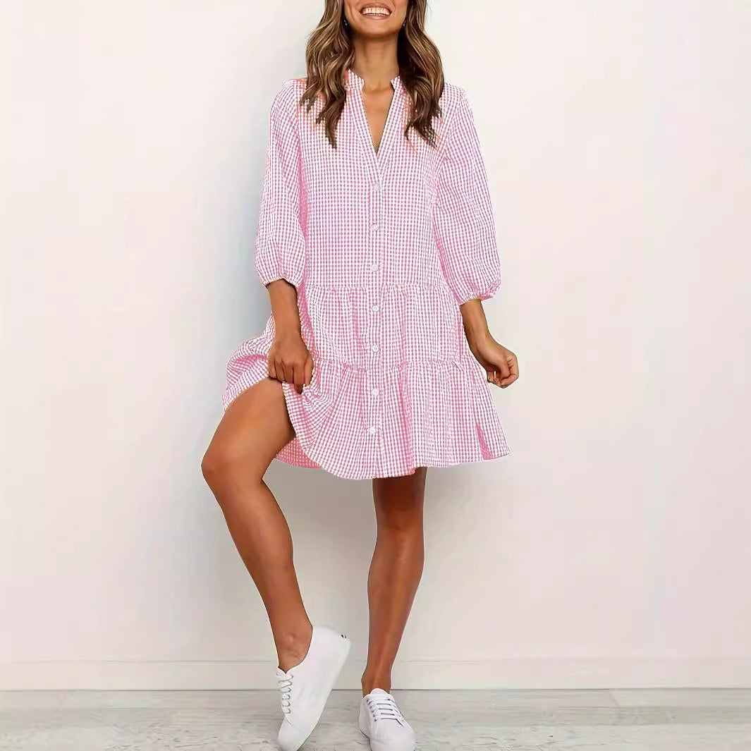 The Ariana — Ruffle-Hem Mini Dress