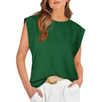 The Albane — Cap Sleeve Lightweight Top