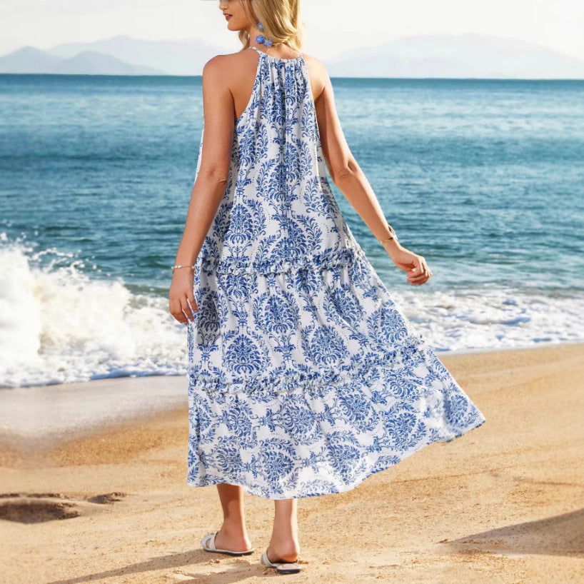 The Estelle — Bohemian Floral Maxi Dress