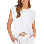 The Albane — Cap Sleeve Lightweight Top