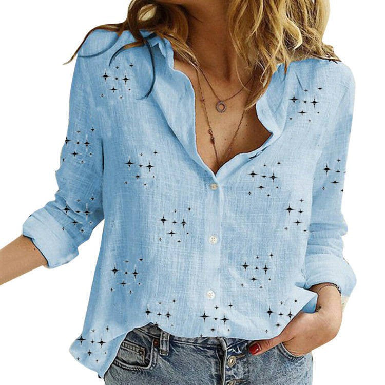 The Émilie — Garden Floral Relaxed Blouse