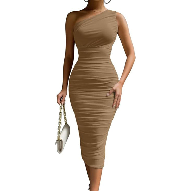 The Capucine — Chic Fitted Midi Dress