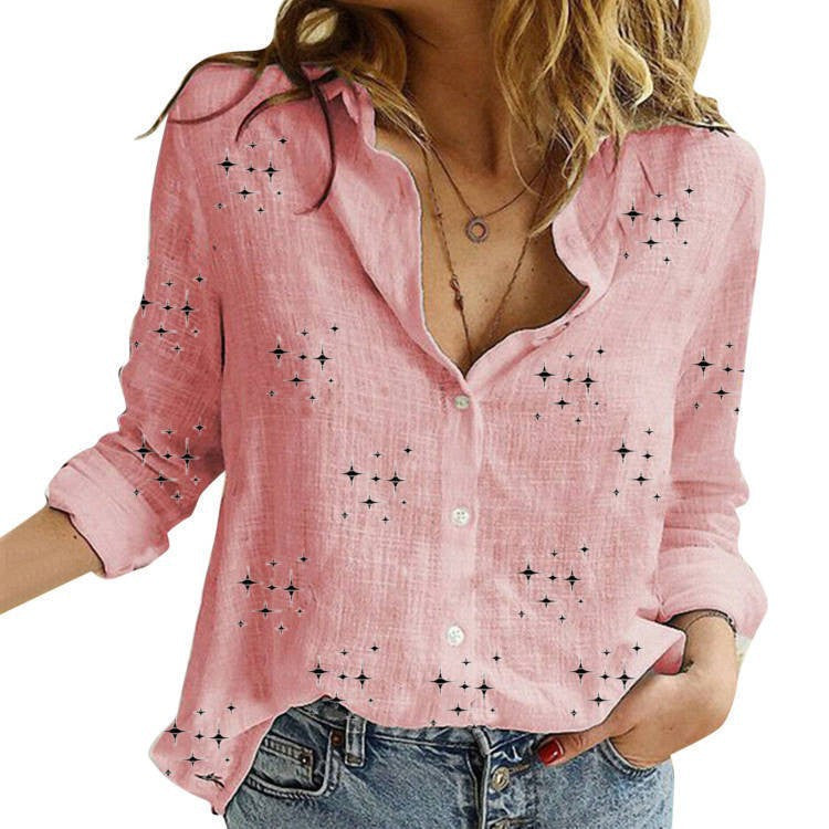 The Émilie — Garden Floral Relaxed Blouse