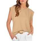 The Albane — Cap Sleeve Lightweight Top